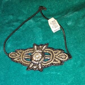 Cara Cara Black and Gold Hair Accessory